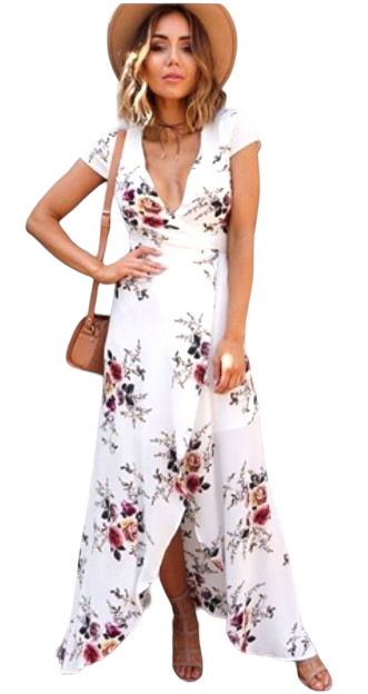 Floral Chiffon Dress