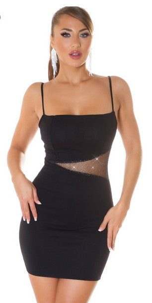 Fishnet Glitter Dress