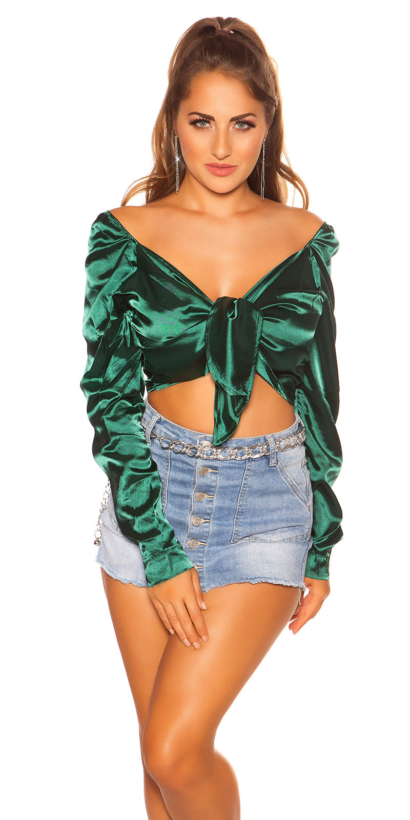 Crop Satin Lovely