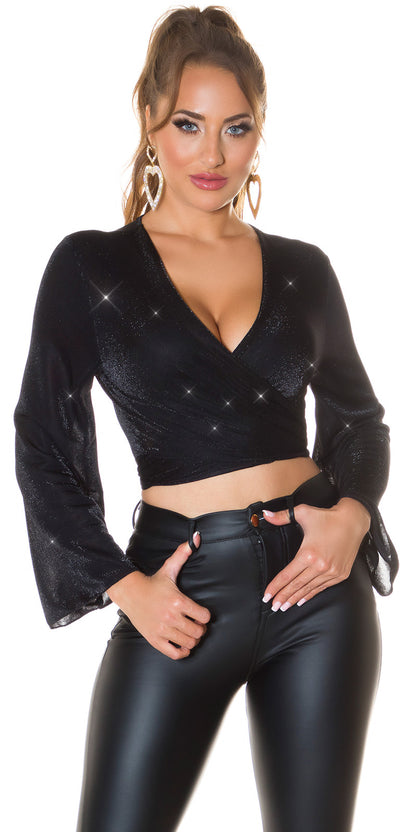 Glitter Cache Coeur Crop