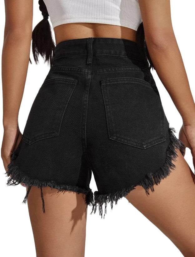 Stars Fringed Shorts