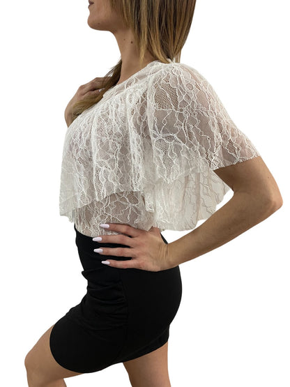 Ruffled Lace Top