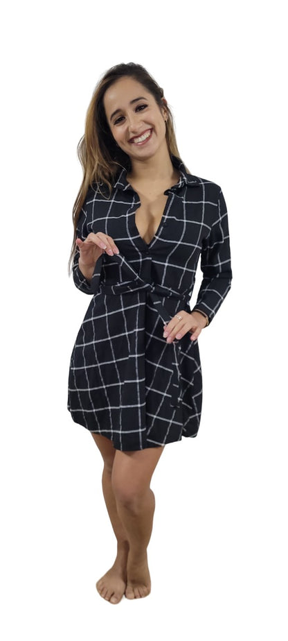 Robe Chemise Ecosse