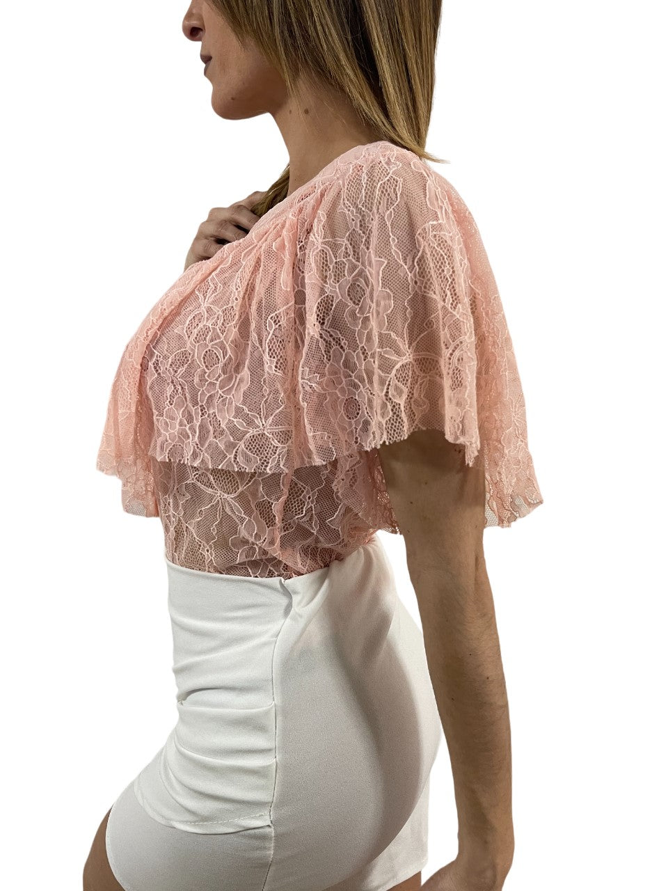 Ruffled Lace Top