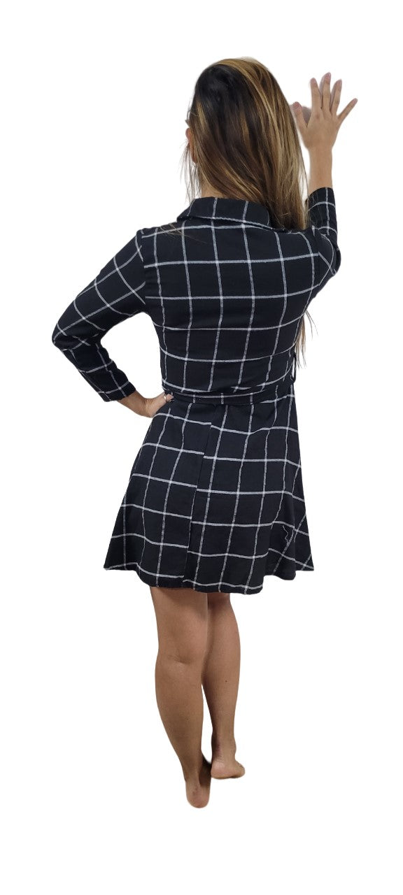 Robe Chemise Ecosse