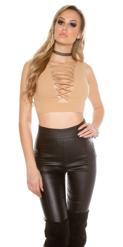 Criss Cross Crop Top