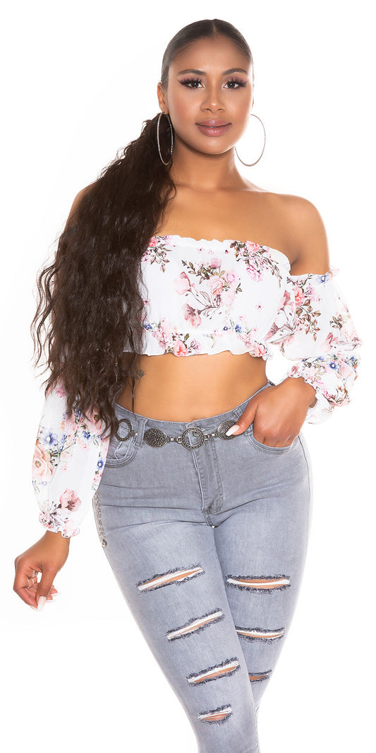 Flower Latina Crop