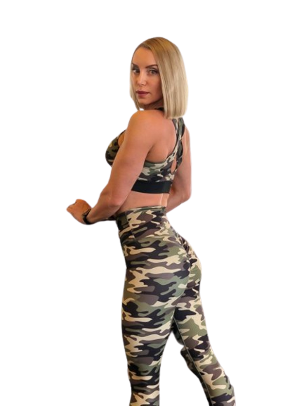 Scrunch Butt Leggings - The Military