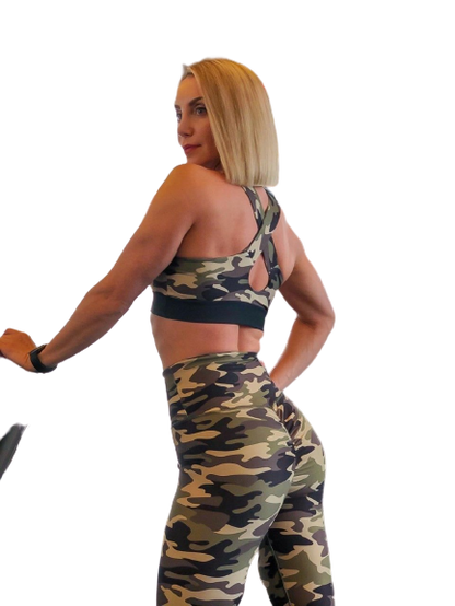 Scrunch Butt Leggings - The Military