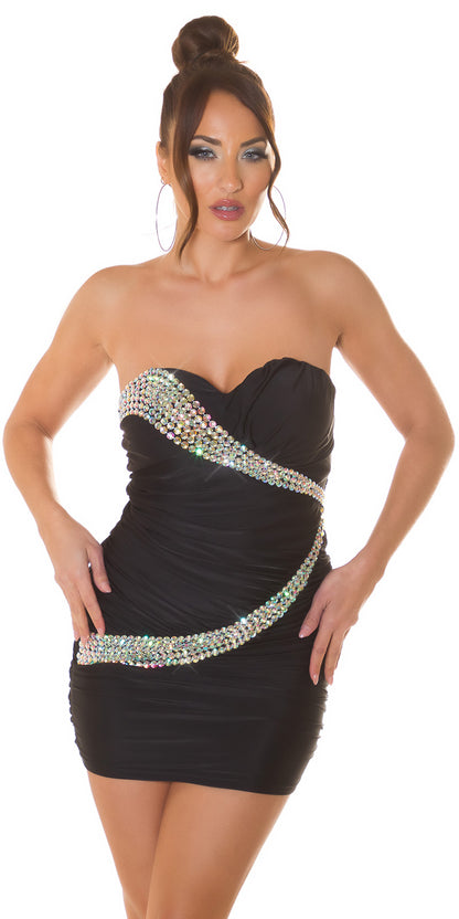 Sequin Bustier Dress