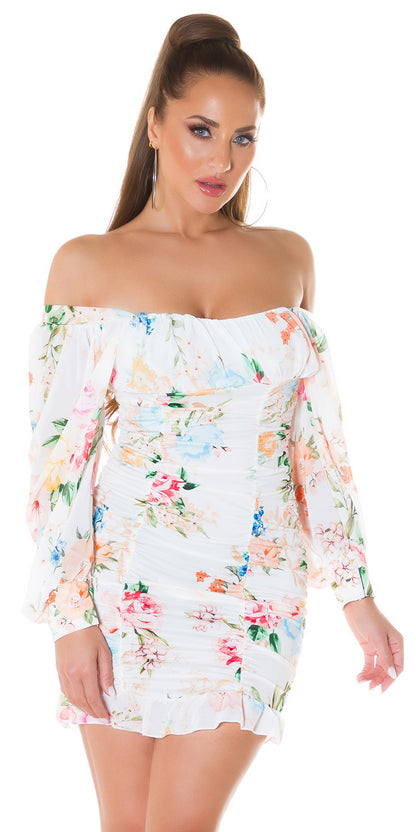 Floral Bustier Dress